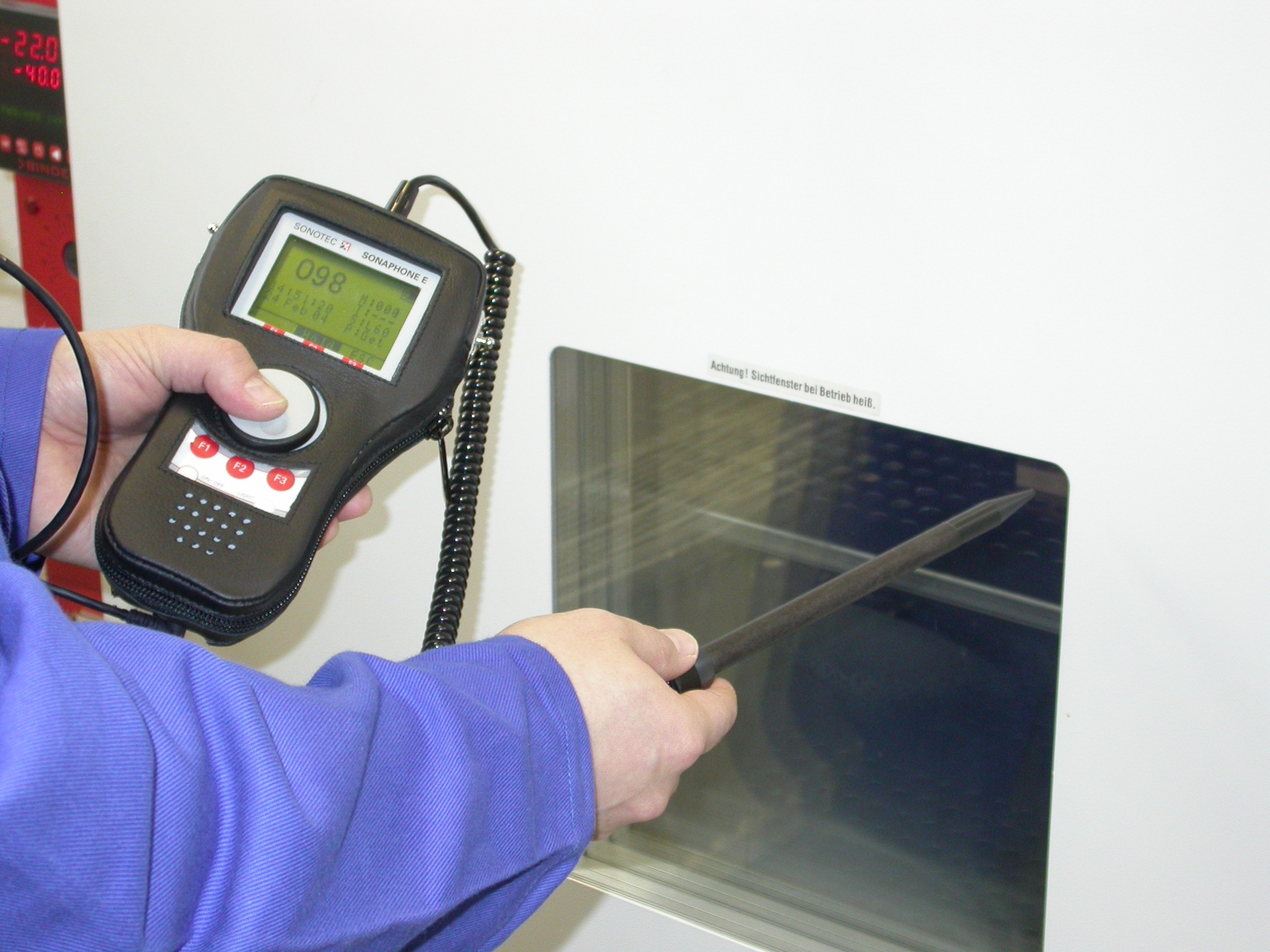 Explosion-proof รุ่นSNP-Eเครื่องตรวจจับการรั่วไหลของอัลตราโซนิกultrasonic leak detector Sonaphone SNP-E Equipment diagnostic device