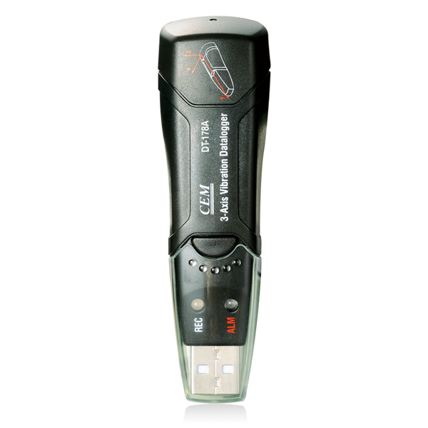CEM รุ่นDT-178Aเครื่องวัดและบันทึกค่าข้อมูลสั่นสะเทือน,Data Logger 3-axis vibration datalogger