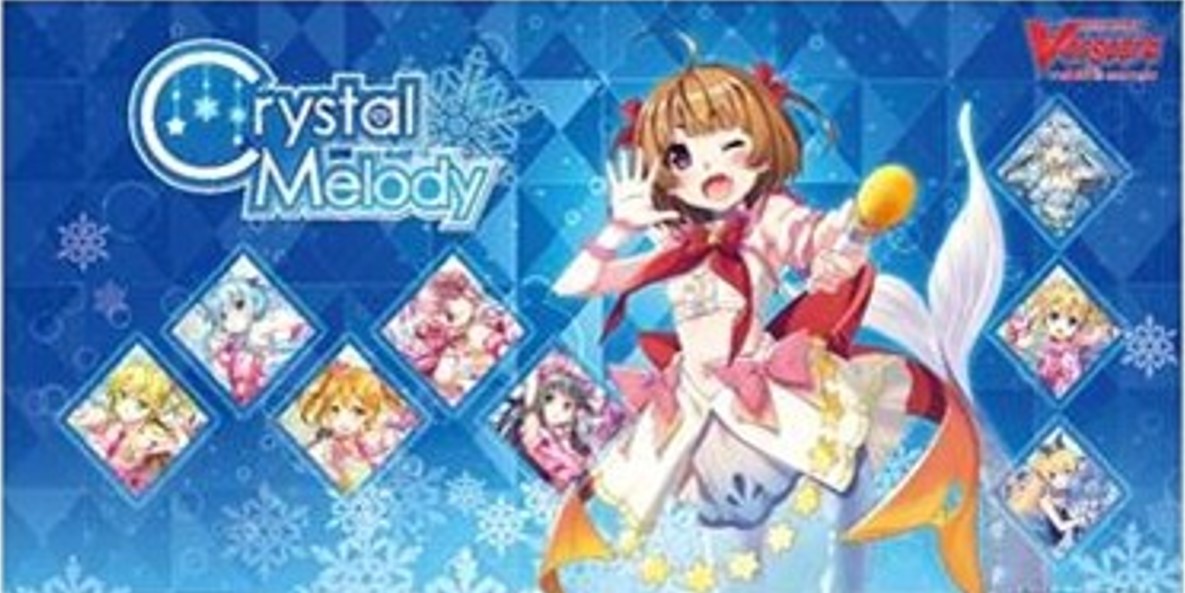 เพลแมท Playmat Shinemon Vol.6 Crystal Melody แผ่นรองเล่น สนามเล่นการ์ดแบบยาง แวนการ์ด ลายคริสตัลเมโลดี้