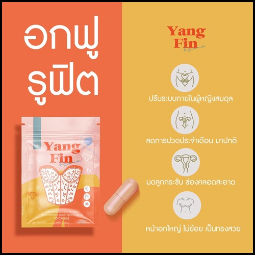 อย่างฟิน Yang fin อาหารเสริมสำหรับผู้หญิง