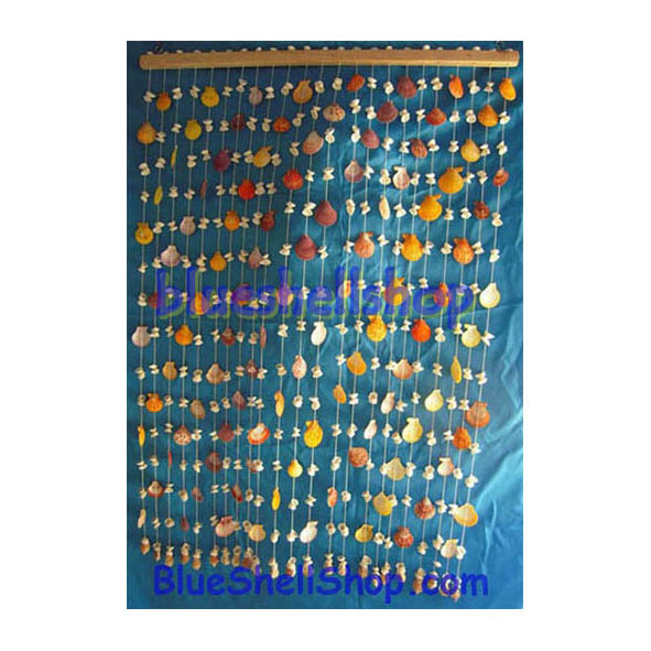 ม่าน หน้าต่าง ลาย เชลล์พัด