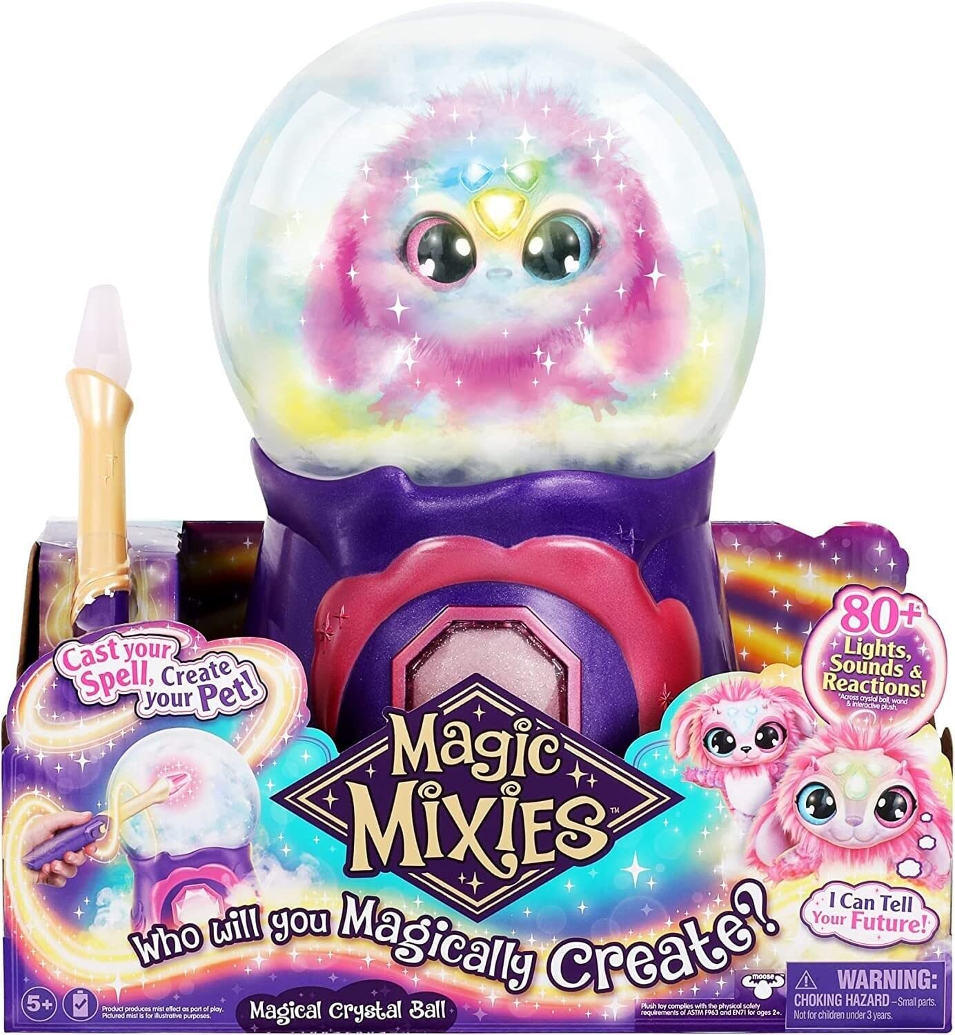 ล็อตใหม่ รุ่นใหม่ ตุ๊กตา Magic Mixies Sparkle Magic Crystal Ball สีชมพู ราคา 4,190 บาท