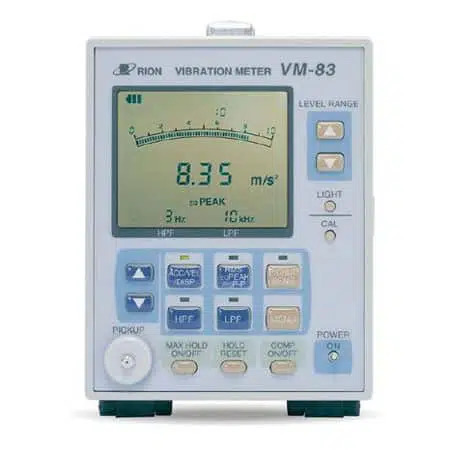 Rion รุ่น VM-83 เครื่องวัดความสั่นสะเทือนสำหรับงานทั่วไป,General-purpose vibration meter
