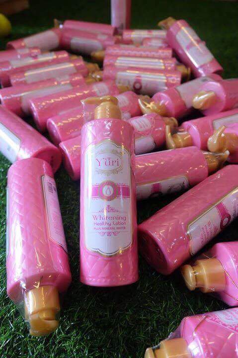 โลชั่นน้ำแร่ยูริ (Yuri Whitening Healthy Lotion Plus Mineral Water)
