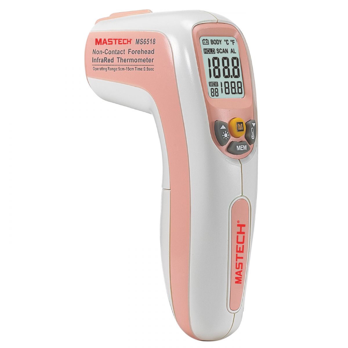 Mastech Group MS6518 - Infrared Thermometer (BODY:FOREHEAD)