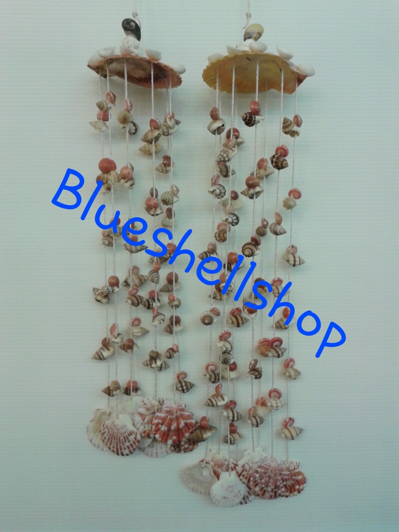 โมบายหอยตุ๊บป่องผสมหอยทับทิม