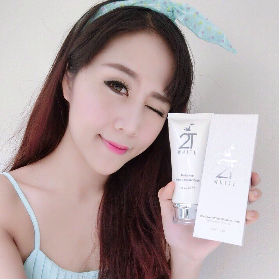 โฟมรังนก ทูที ไวท์ (2T Bird's Nest White Ultimate Foam)