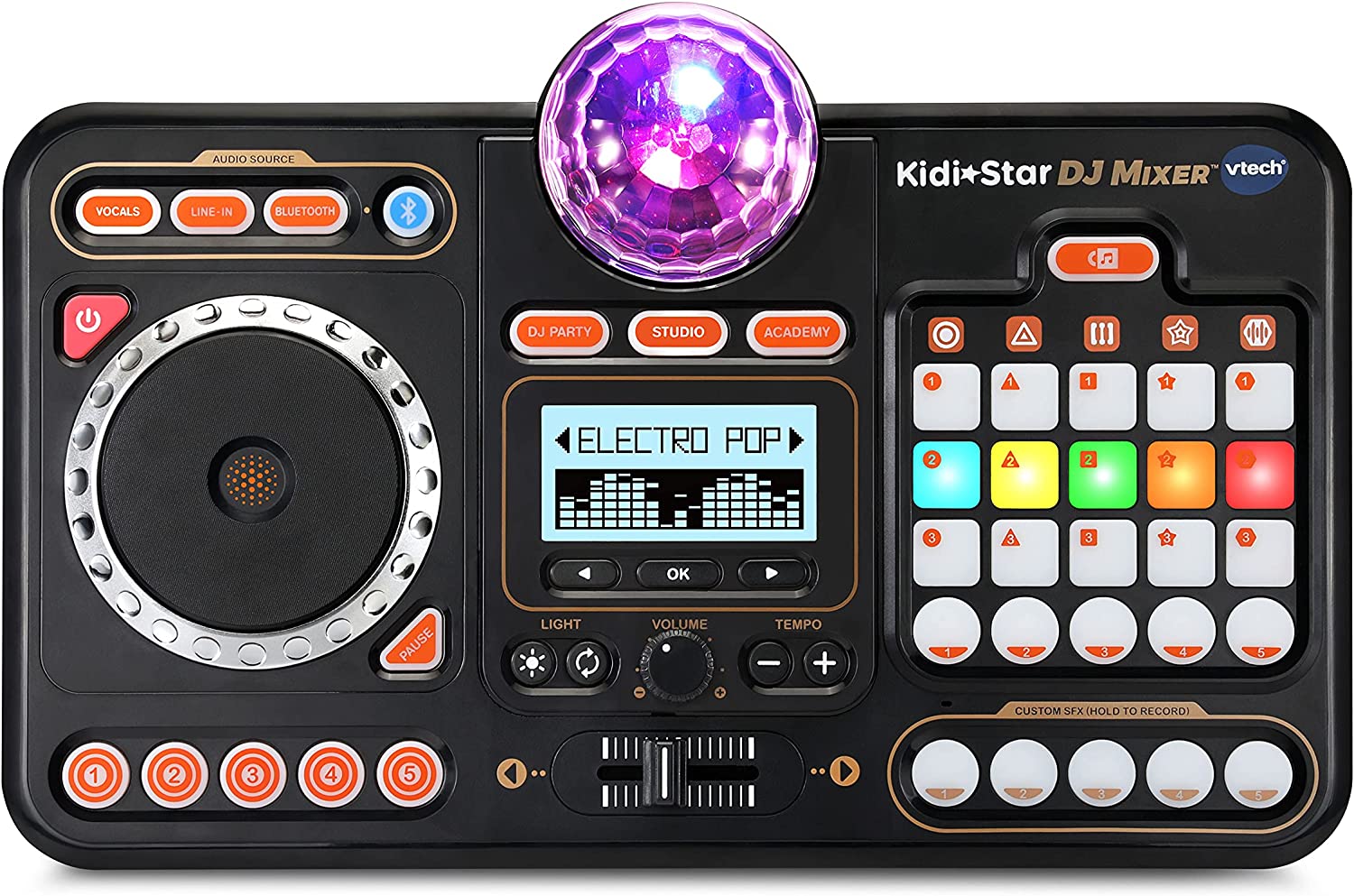 บูธดีเจดาวเด่น VTech KidiStar DJ Mixer Black ราคา 3,590บาท