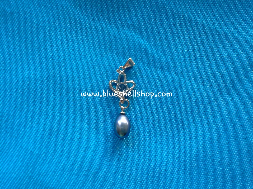 จี้มุกเทาเข้ม