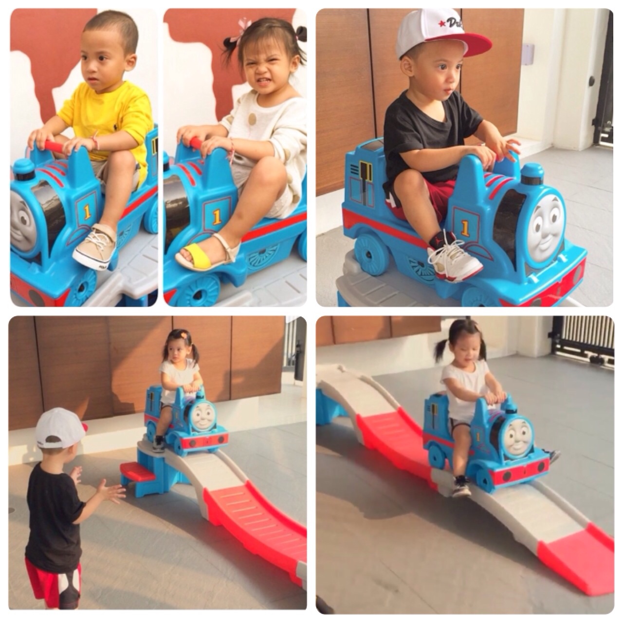 รถไฟโทมัส Step2 Thomas The Train Up and Down Coaster Ride On