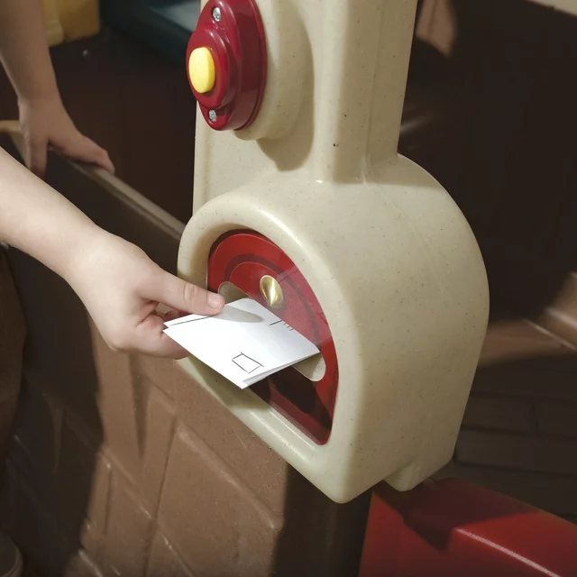 บ้านเด็กเล่นหลังน้อย Step2 Neat & Tidy Cottage II Brown Playhouse Plastic Kids Outdoor Toy ใหม่ล่าสุด