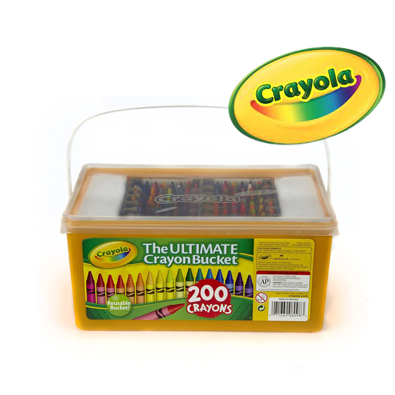 สีเทียนลิมิเต็ดที่มี 200สีสุดตลึง!!! Crayola Ultimate Crayon Bucket, 200 Crayons, Duplicates of Favorite Colors, Gift for Kids. ราคา 1,190.- บาท
