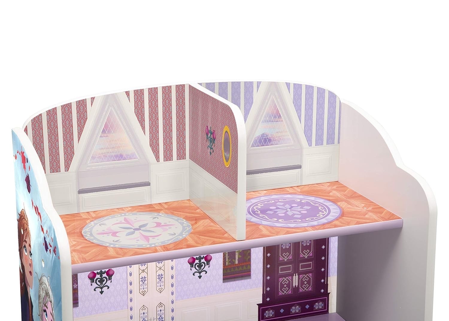 ชั้นวางของลายโฟรเซ่นDelta Children Wooden Playhouse 4-Shelf Bookcase for Kids, Frozen II นำเข้า🇺🇸 , ราคา 2,990 บาท