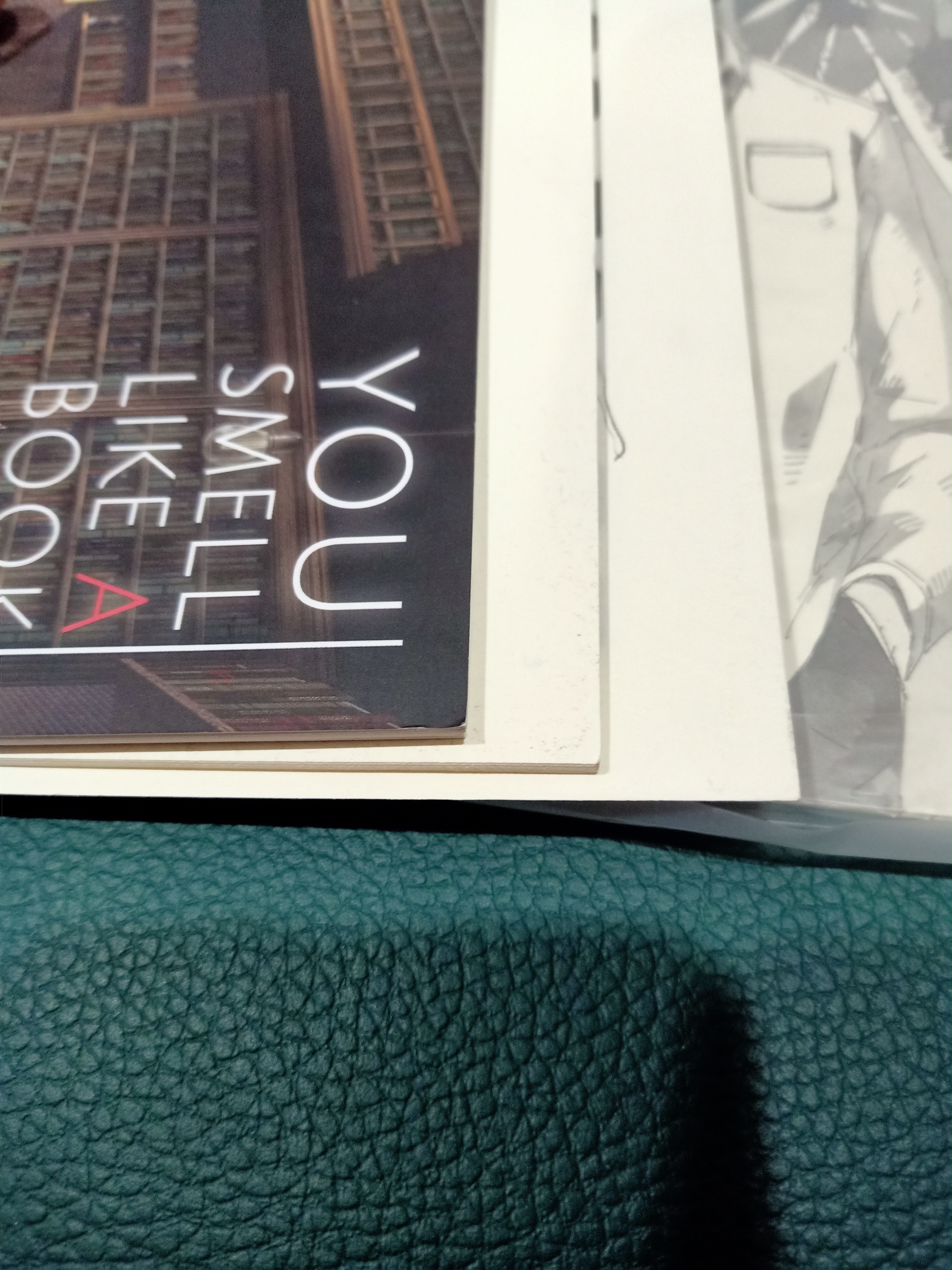 นิยาย You smell like a book + เปเปอร์