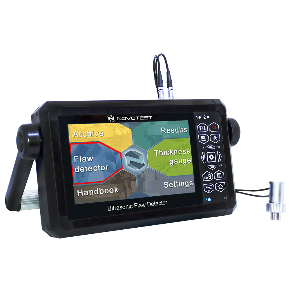 Novotest รุ่นUD-3701เครื่องเช็ครอยร้าวแบบอัลตราโซนิก,Ultrasonic flew Detector, Meas.range:1~10.00MHz.