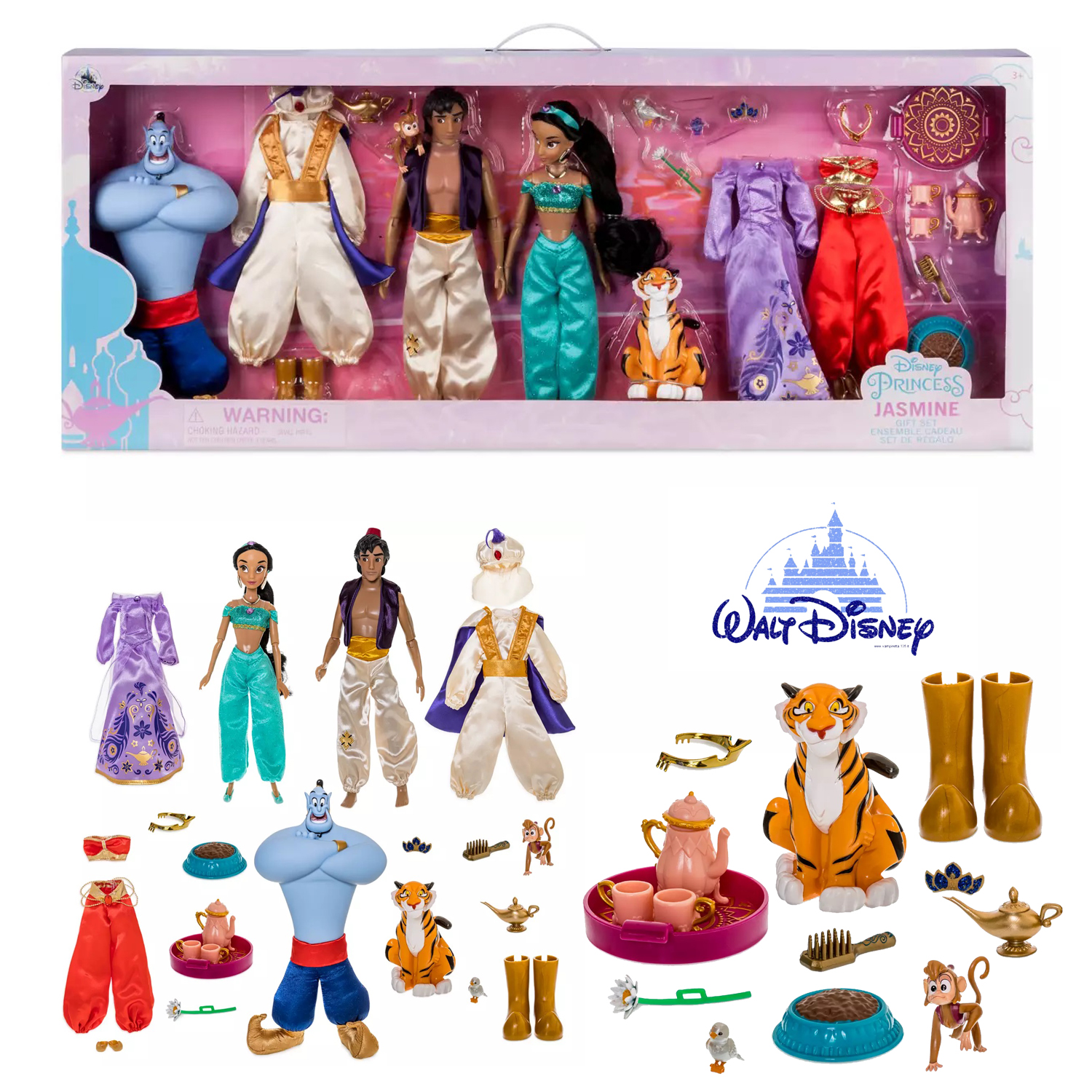 NEW✨กล่องใหญ่ ตุ๊กตาJasmine Classic Doll Gift Set – Aladdin ราคา 4,790 บาท