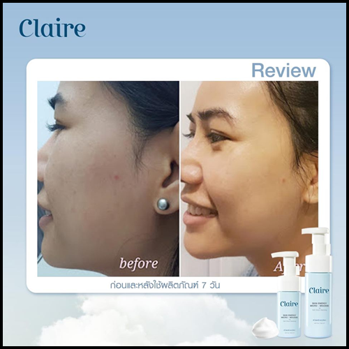 Claire Skin Energy Micro Mousse แคลร์ ไมโครมูส โฟมล้างหน้า
