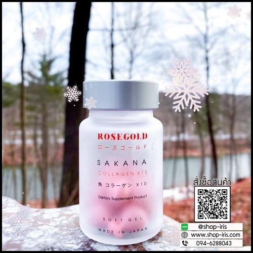 ซาคานะ คอลลาเจน Sakana collagen x10 by Rose Gold (ของแท้ ส่งฟรี)
