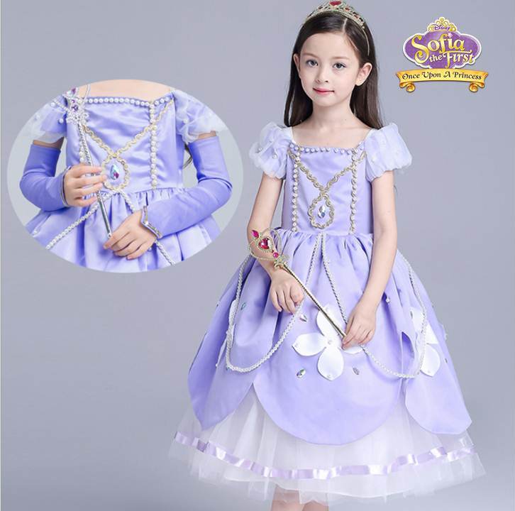 SALE!! ชุดเจ้าหญิงโซเฟียสีม่วง เกรด A