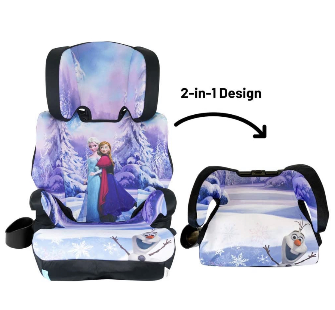 บูสเตอร์ซีท คาร์ซีทสำหรับเด็กโต แบบแยกส่วนได้ ลาย Frozen 2 KidsEmbrace High-Back Booster Car Seat, Disney Frozen Elsa and Anna