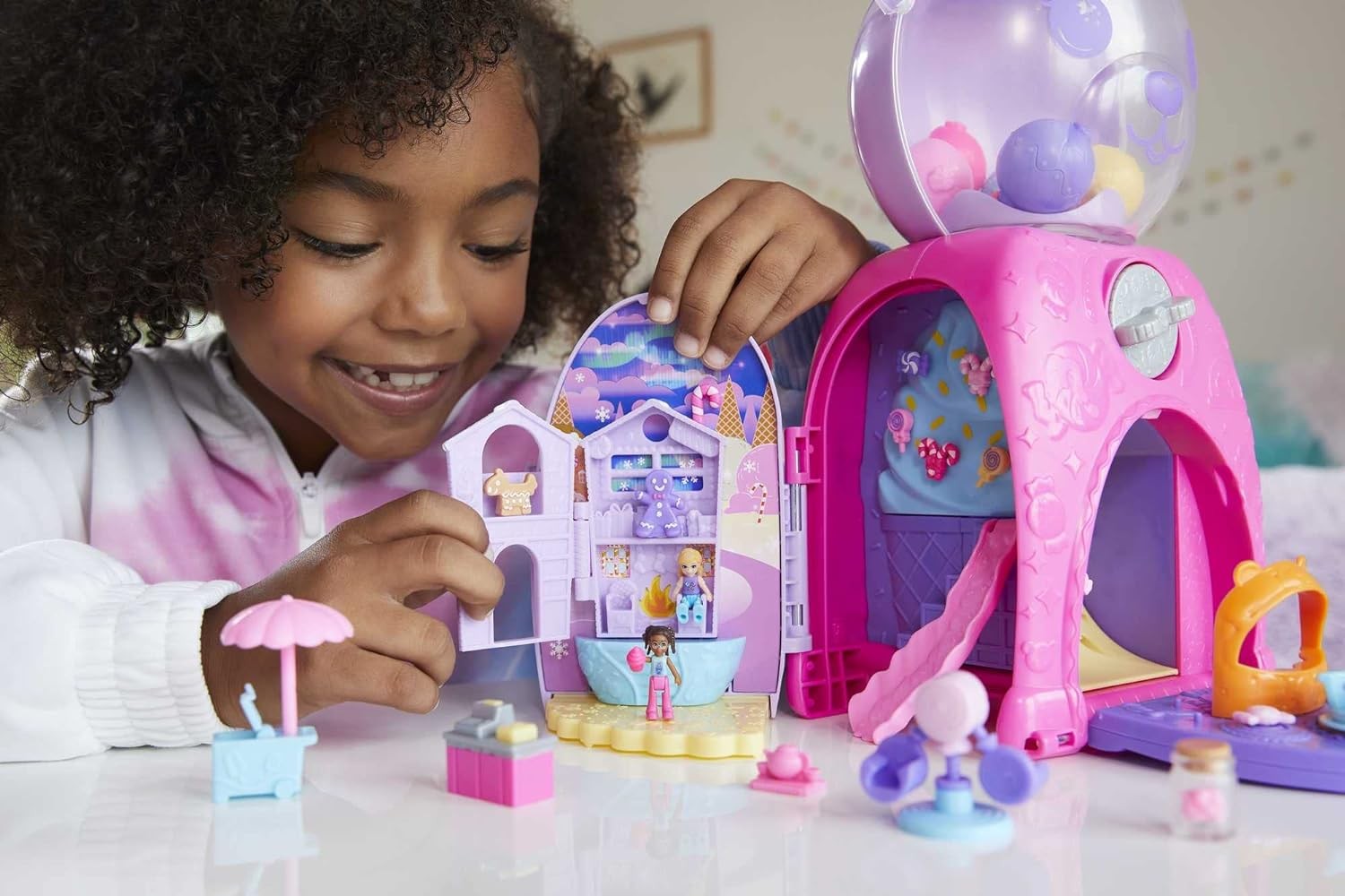 หมีกัมบอล Polly Pocket Travel Toy, Gumball Bear Playset ราคา 2,090 .-