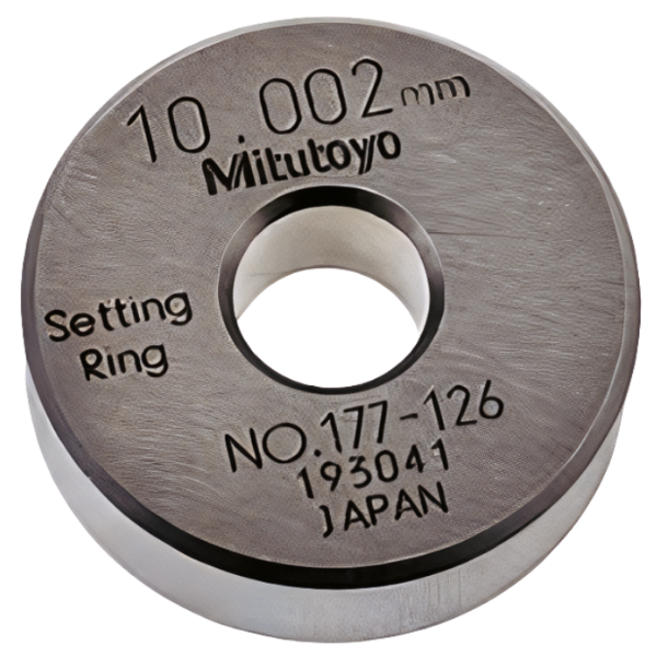 Mitutoyo รหัสสินค้า177-284ริงเกจสำหรับตั้งค่าไมโครมิเตอร์วัดใน,Setting Ring for Inside micrometers,holtest and dial bore Gages,∅12.00mm,Series177(177-284)
