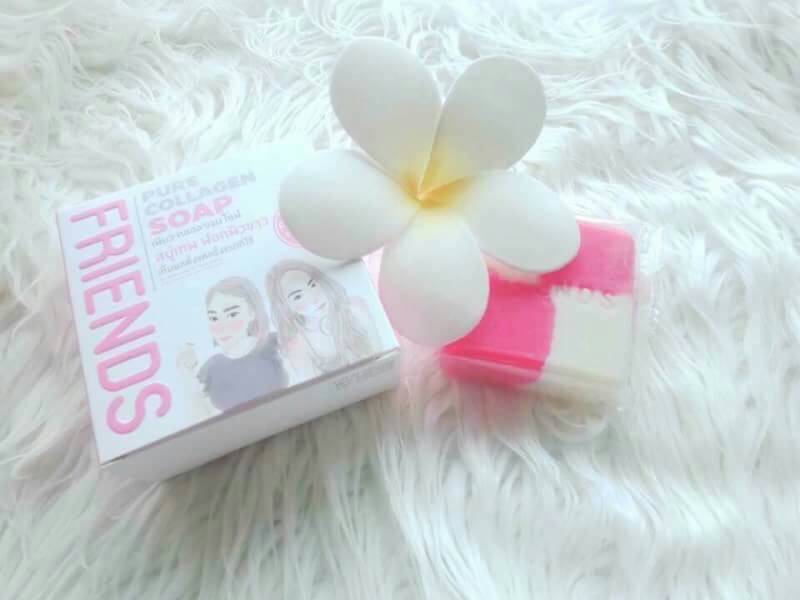 สบู่เฟรนด์ เทพฟอกผิวขาว (Friends Pure Collagen Soap สูตร All in One)