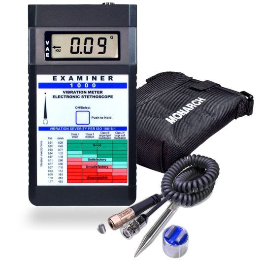 MONARCH รุ่น Examiner 1000 KIT เครื่องวัดความสั่นสะเทือน Vibration Meter/Acceleration/Velocity/ Acceleration Enveloping