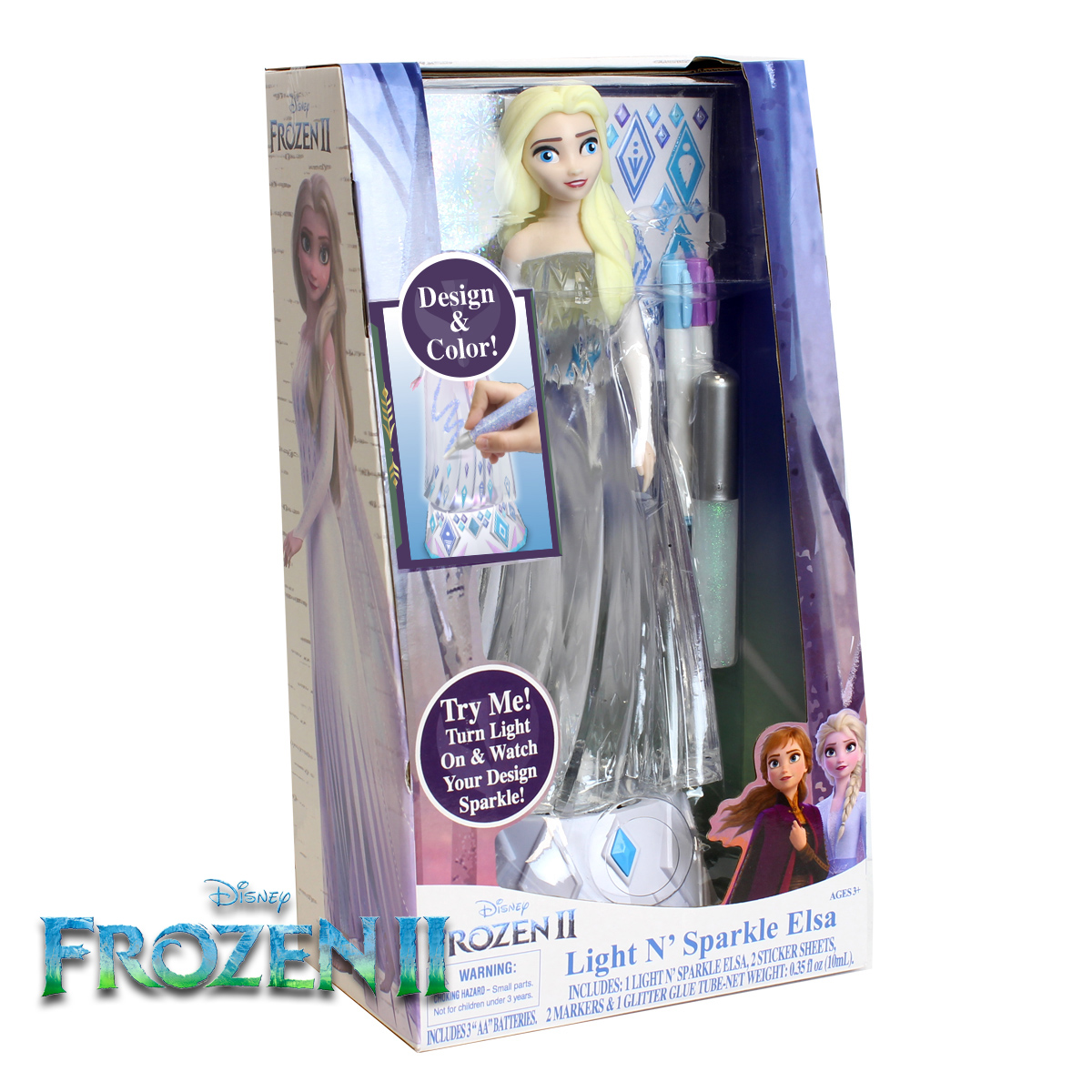 พร้อมส่ง ตุ๊กตา Elsa ตั้งโชว์ มีไฟ Disney Frozen 2 Light and Sparkle ราคา 1,450 บาท