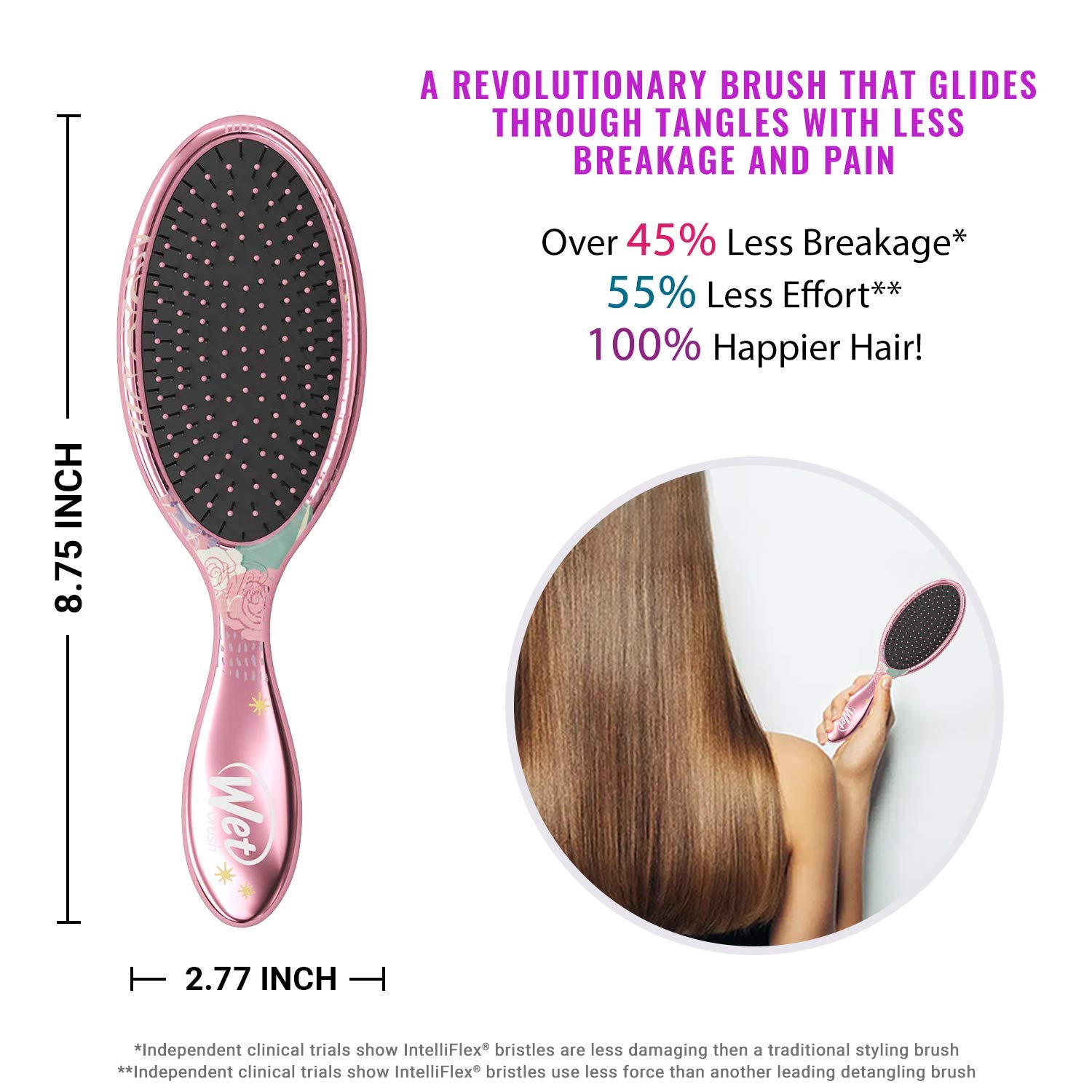 แปรงหวีผม Wet Brush Disney's Collection Belle Wholehearted Original Detangler Brush ราคา 690 บาท
