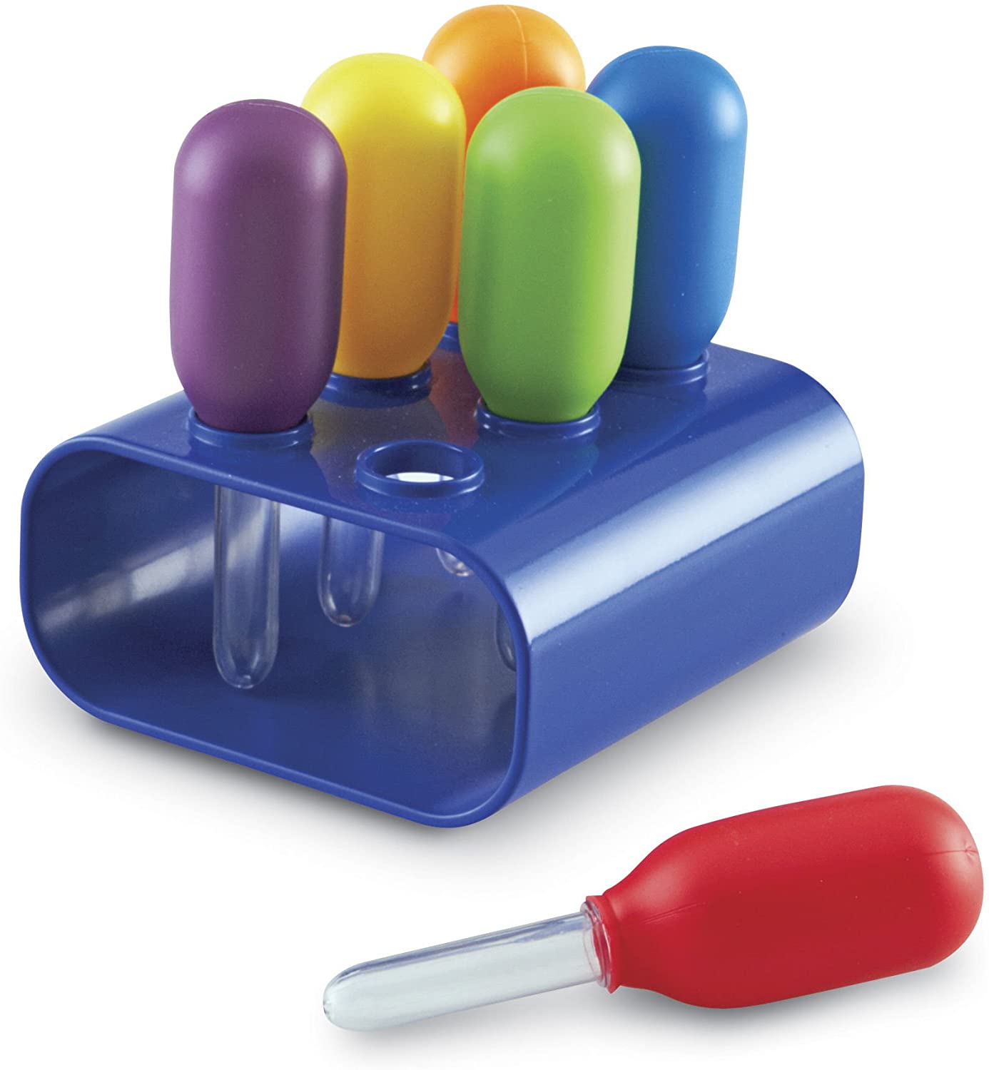 หลอดหยด ขนาดใหญ่ วิทยาศาสตร์ Learning Resources : Jumbo Eyedroppers Set of 6 In a Stand ราคา 800 - บาท