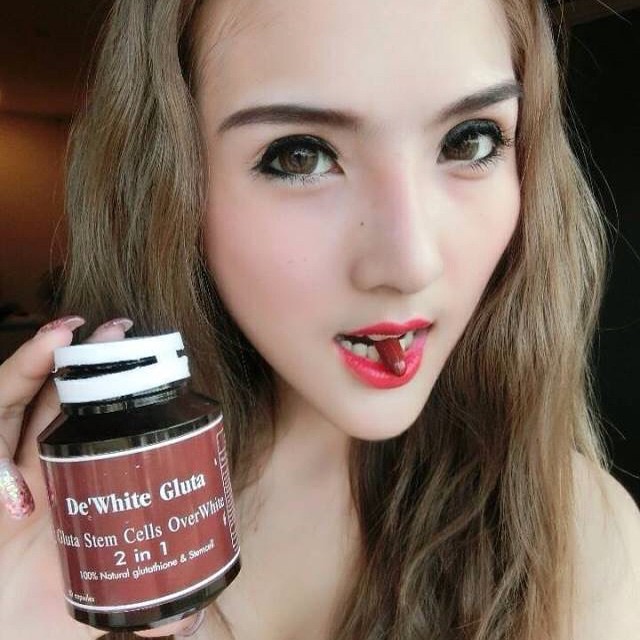 กลูต้าหน้าเด็ก (de'white gluta Gluta Stem Cells Overwhite)