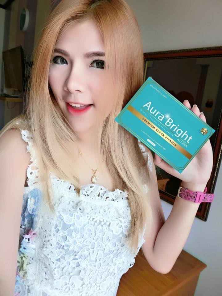 ออร่าไบรท์ ออลิน่า กล่องฟ้า (Aurabright Allina L-Glutathione & Co-Q10) โฉมใหม่