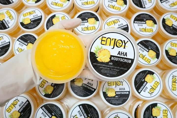 เอ็นจอยสครับสัปปะรด (Enjoy AHA Body Scrub By C)