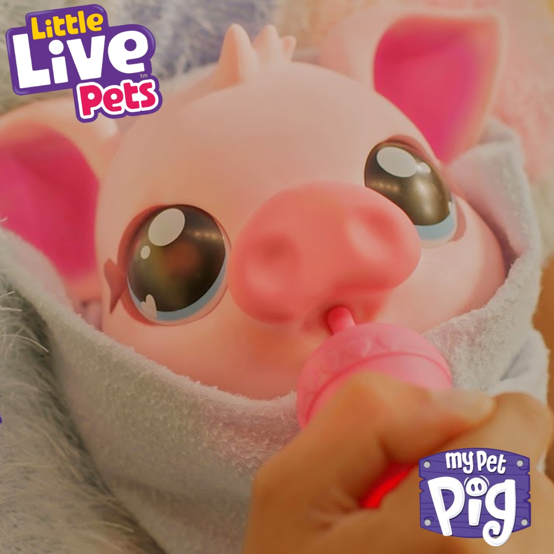 นำเข้า 🇺🇸 🫧ใครว่าหมูไม่น่ารัก🐽 พบกับLittle Live Pets My PET Pig - PigglyPiggly คือลูกหมูอิเล็กทรอนิกส์ตัวใหม่จาก Little Live Pets