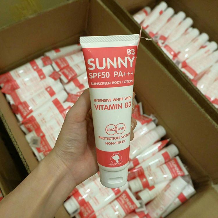 โลชั่นกันแดด ซันนี่บี3 (Sunny B3 SPF50 PA+++)