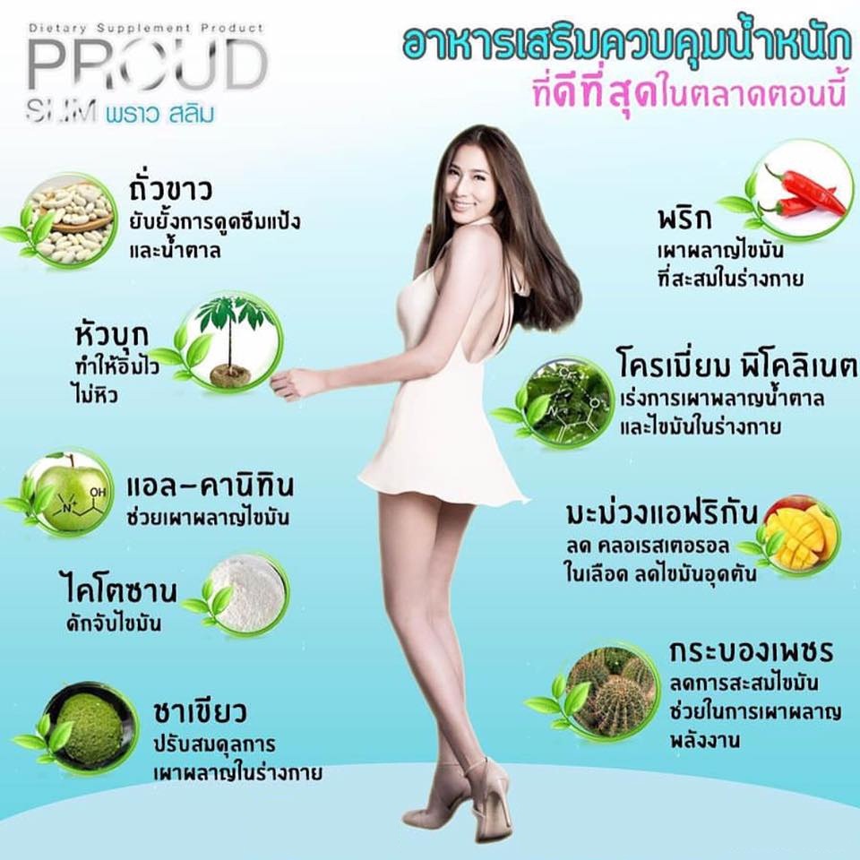 PROUD SLIM (พราว สลิม อาหารเสริมควบคุมน้ำหนัก)