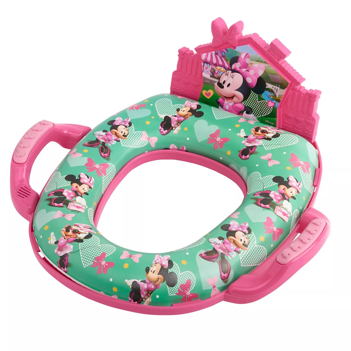 เบาะรองชักโครกเด็ก Disney's Minnie Mouse "Sweet Chic" Deluxe Soft Potty Seat with Sound ราคา 1,1900 บาท