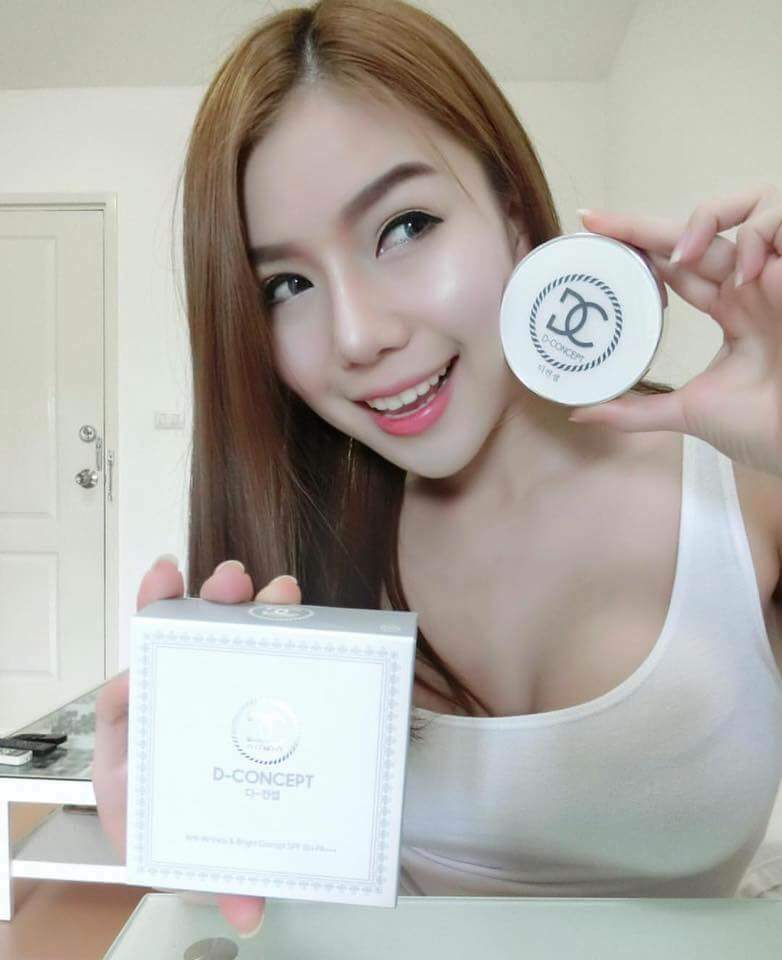 แป้งเป้ย D Concept Cushion Anti-Wringkle & Bright Concept SPF 50 PA+++