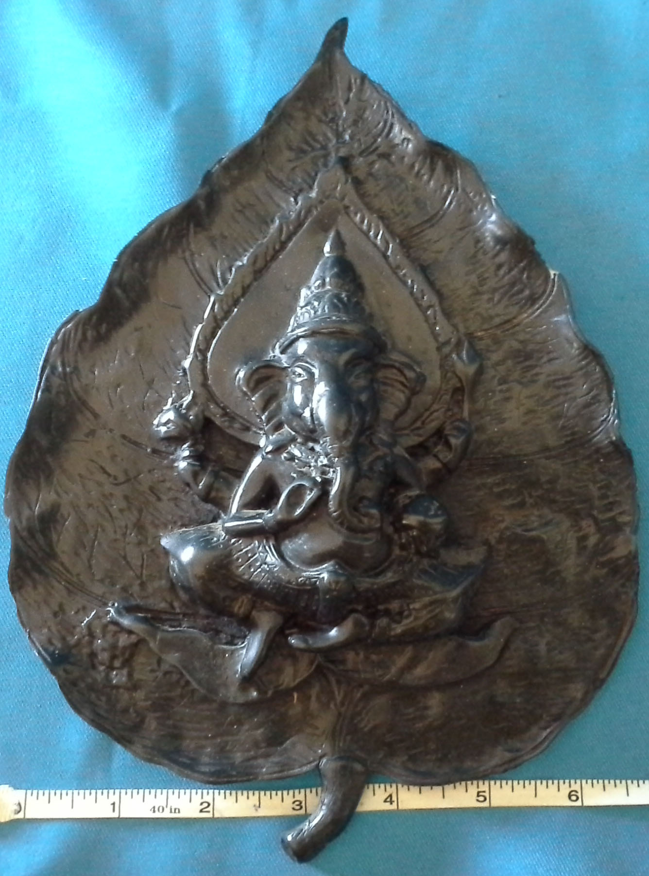 เรซิ่นใบโพธิ์พระพิฆเนศ