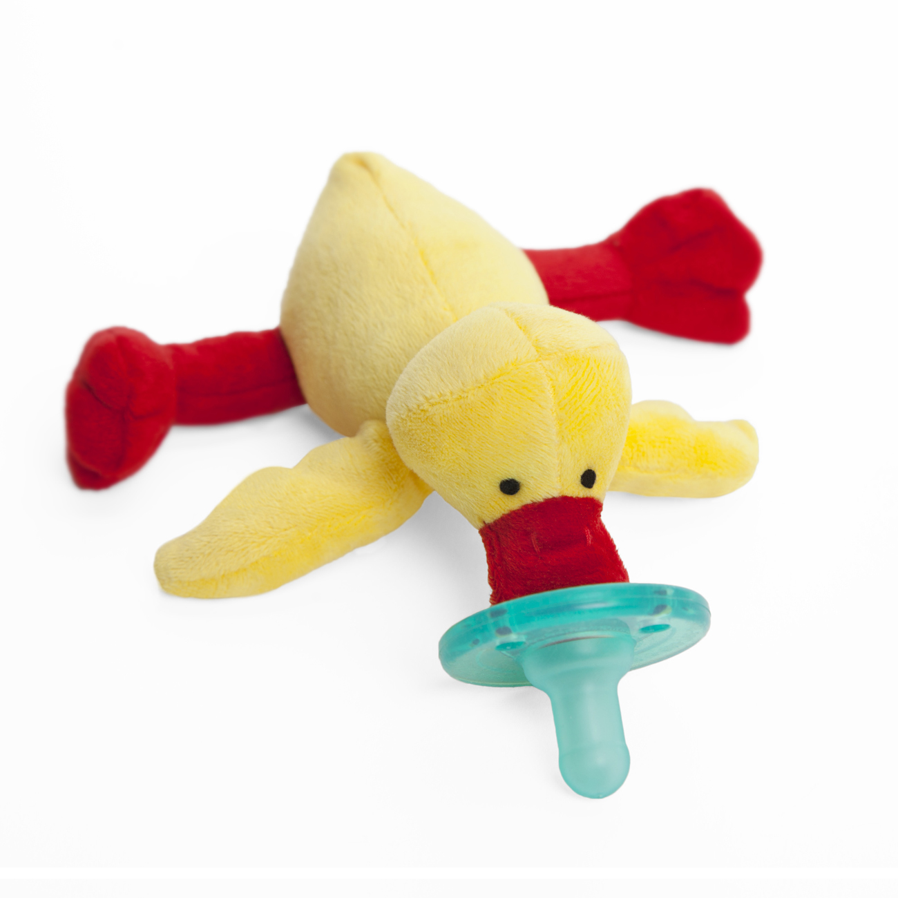 WubbaNub Yellow Duck Pacifier Toy By Wubbanub, USA จุกหลอก Wubbanub เป็ด