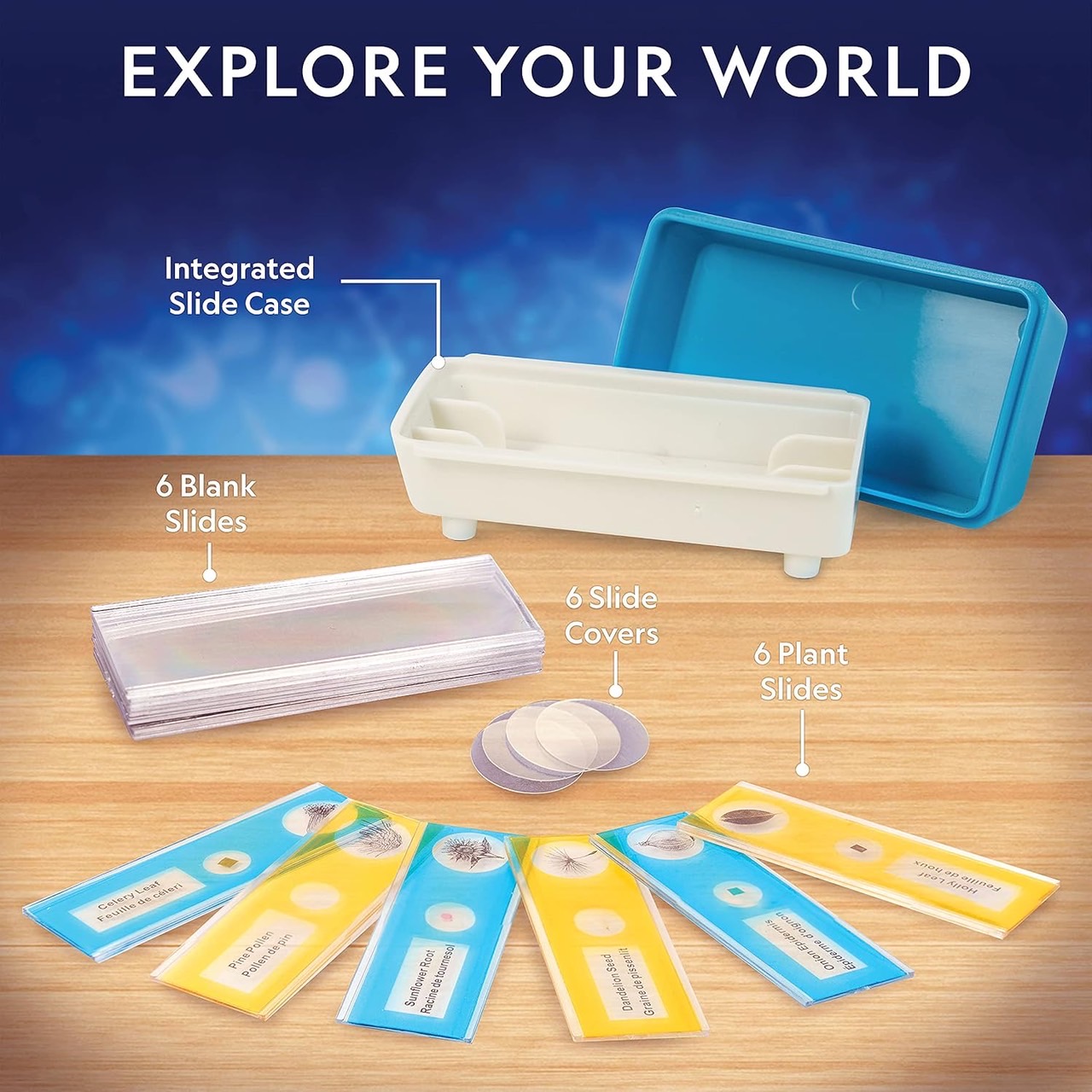 NEW 🔥นำเข้า🇺🇸 🔬NATIONAL GEOGRAPHIC Microscope for Kids - กล้องจุลทรรศน์สำหรับเด็กที่ใช้งานง่าย ซูมได้สูงสุด 400 เท่า ราคา 3,590 บาท 🌿🪨