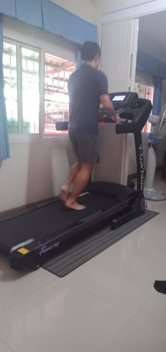 ลู่วิ่งไฟฟ้า V TECH รุ่น Perfect Run ลู่วิ่งไฟฟ้าฟิตเนส