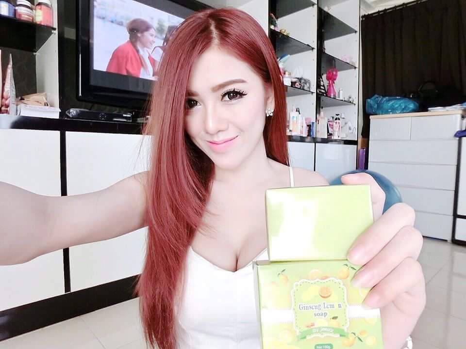 สบู่โสมมะนาว (Ginseng Lemon Soap By Jeezz)