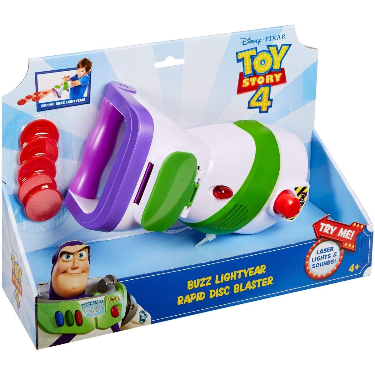 ปืนยิงดิสก์บัซ ไลท์เยียร์ Toy Story Buzz Lightyear Rapid Disc Blaster ราคา 990 บาท