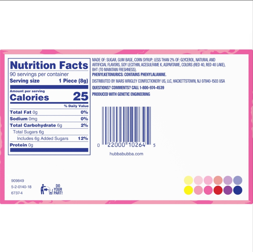 ✨เคี้ยวมันส์ จุใจ กับ Hubba Bubba Max Outrageous Original Gum! นำเข้าจาก 🇺🇸รสเข้ม เป่าลูกโป่งได้ใหญ่ ราคาเพียง 70 บาท / แท่ง 🫧