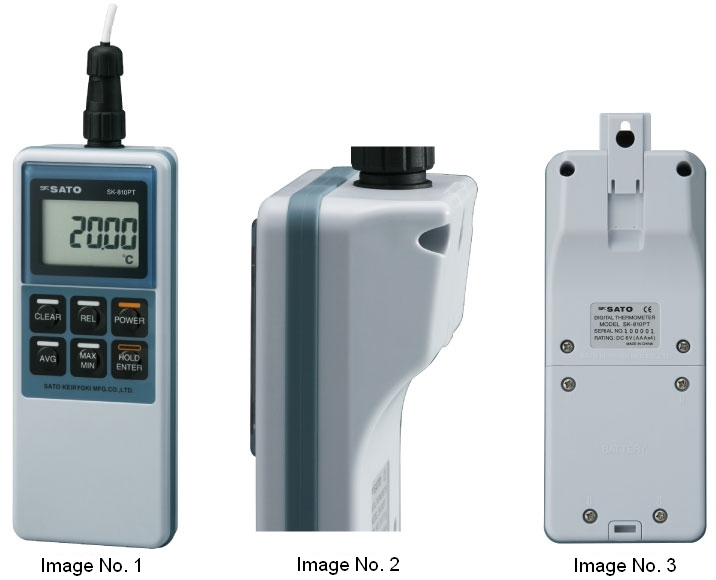 SK Sato รุ่นSK-810PTเครื่องวัดอุณหภูมิดิจิตอลความละเอียดสูง,Precision Digital Thermometer,Cat No.8012-00