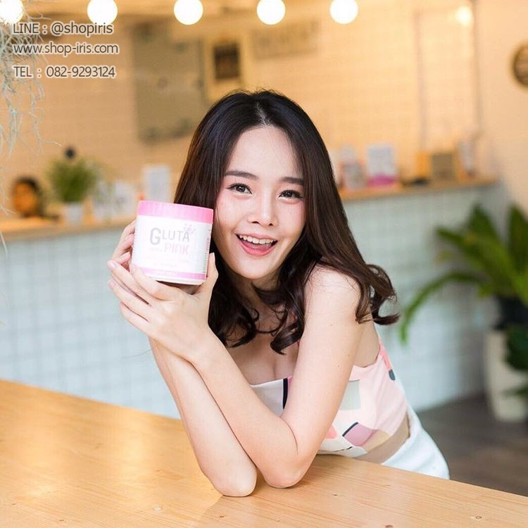 กลูต้าพิ้งค์ Gluta Pink Whitening Body Cream By The Richone