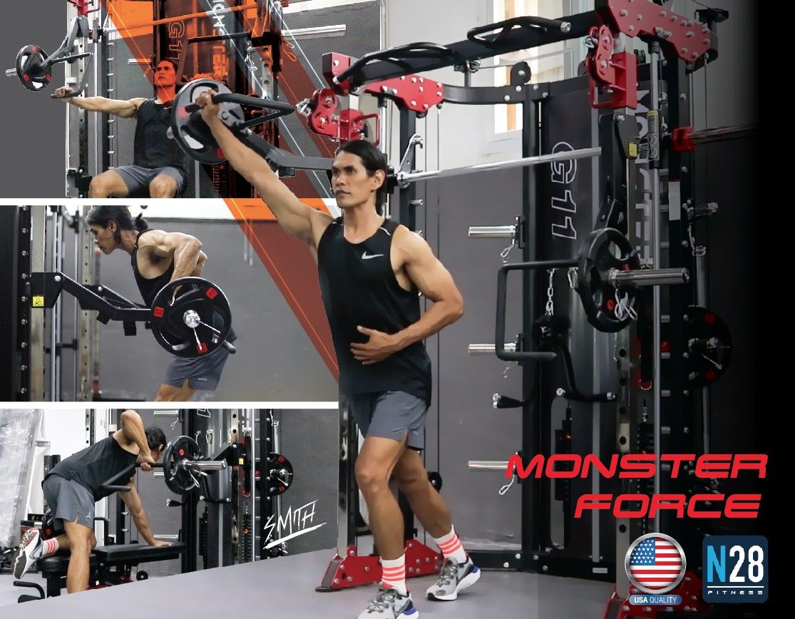 Jammer Arms แจมเมอร์ อาร์ม อุปกรณ์เสริมใช้กับ Smith Machine MONSTER FORCE G11 สมิทแมชชีนG11