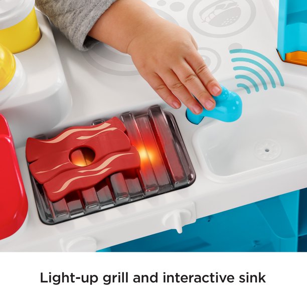 ใหม่ล่าสุด!! รถบรรทุกขายอาหารแสนสนุก Fisher-Price Laugh & Learn Servin' Up Fun Food Truck